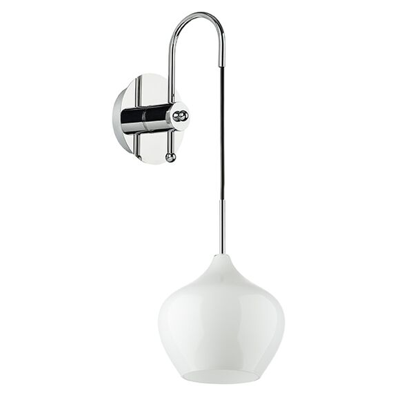 803540 Бра PENTOLA 1х40W E14 ХРОМ/БЕЛЫЙ