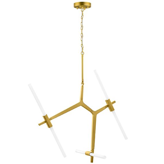 742063 Люстра STRUTTURA 6х6W (led) G9 ЗОЛОТО МАТОВЫЙ