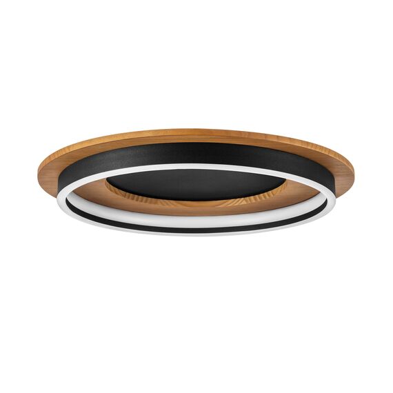 723017 Люстра LODI LED 25W 2000LM ЧЕРНЫЙ/ДЕРЕВО 3000K