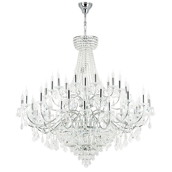 700514 !3 КОР!!! Люстра подвесная CLASSIC 51х60W E14 ХРОМ