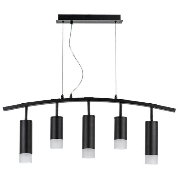 LR7353728731 Люстра RULLO 5х50W GU10 ЧЕРНЫЙ (571735+214437-2+214487-3+202431-5)