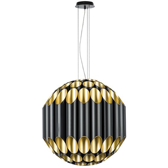 720807 Люстра SIENA 80х40W G9 ЧЕРНЫЙ/ЗОЛОТО