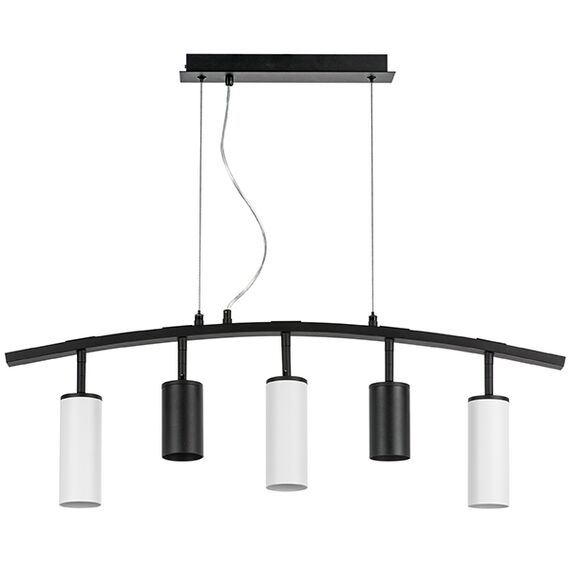 LR735372863 Люстра RULLO 5х50W GU10 ЧЕРНЫЙ/БЕЛЫЙ (571735+214437-2+214486-3)