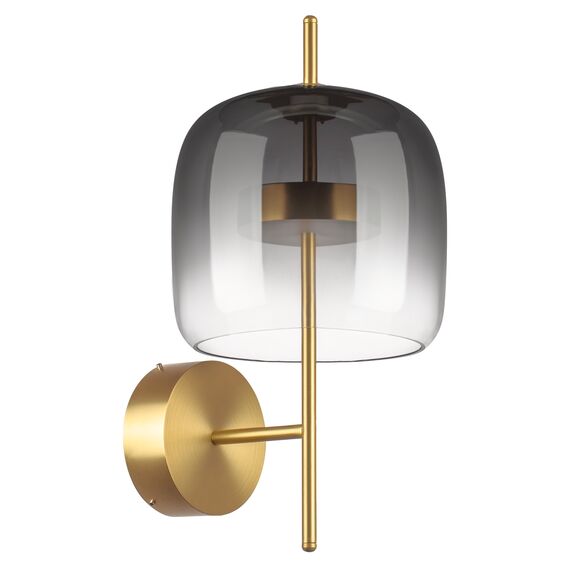 804618 Бра CUPOLA LED 9W 450LM ЗОЛОТО/ДЫМЧАТЫЙ 3000K