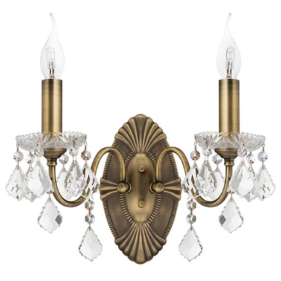 700621 Бра CLASSIC 2х60W E14 БРОНЗА