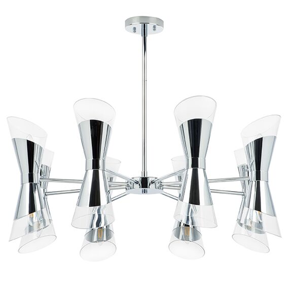 817164 Люстра STRATO 16х40W E14 ХРОМ