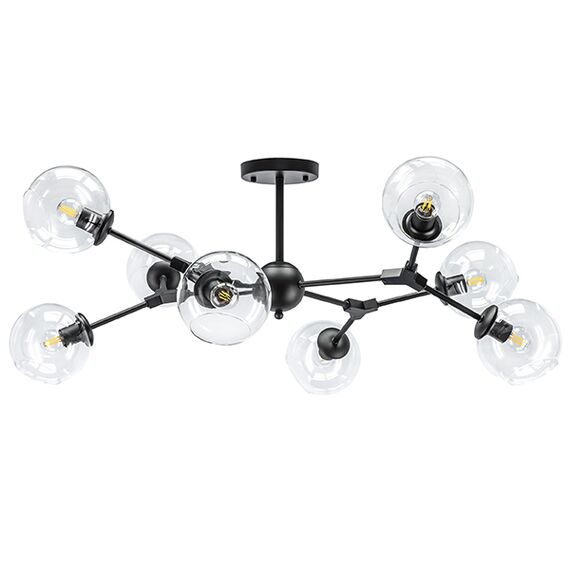 785087 Люстра BETA 8x40W E27 ЧЕРНЫЙ