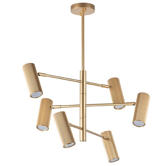 718263 Люстра ROMA 6х28W GU10 (led) CHAMPAGNE GOLD