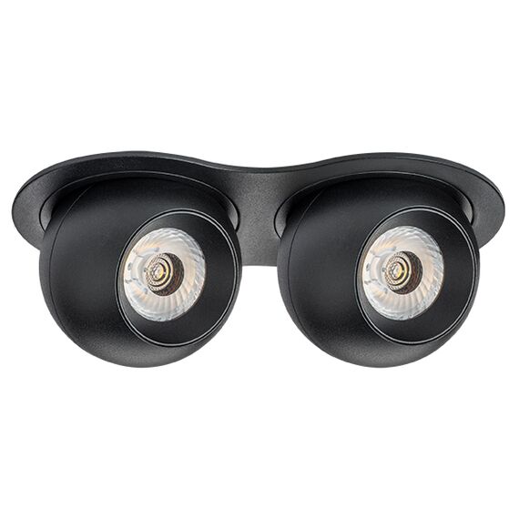 i6277272 Светильник INTERO LED 9W*2 850LM*2 24G ЧЕРНЫЙ 3000K (217627+217072+217072)