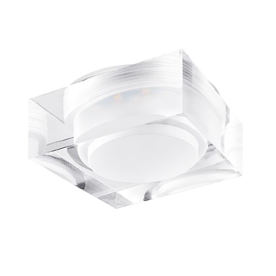 070242 Светильник ARTICO QUA LED 5W 400LM ХРОМ/ПРОЗРАЧНЫЙ/МАТОВЫЙ 3000K