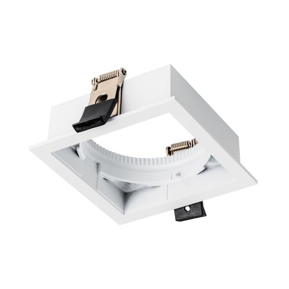 075216 Рамка встраиваемая квадратная 1x STELLA к 075xxх БЕЛЫЙ МАТОВЫЙ