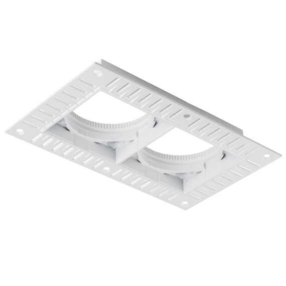 075226-01 Рамка скрытого монтажа квадратная 2x STELLA к 075xxх БЕЛЫЙ МАТОВЫЙ