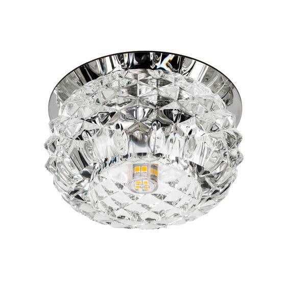 004254-G9 Светильник CESARE SPHE CR ХРОМ/ПРОЗРАЧНЫЙ