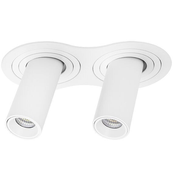 i626262 Светильник INTERO TUBO LED 10W*2 500LM*2 60G БЕЛЫЙ 3000K (217626+217262+217262)