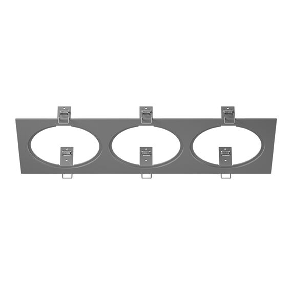 217839 Рамка INTERO 111 Triple QUADRO СЕРЫЙ