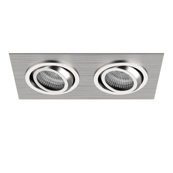 011602 Светильник SINGO X2 MR16/HP16 АЛЮМИНИЙ ХРОМ