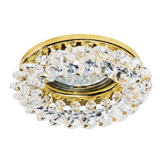 030302 Светильник ONORA CR MR16/HP16 ЗОЛОТО/ПРОЗРАЧНЫЙ