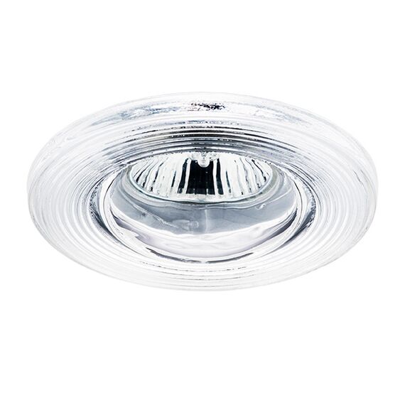 006880 Светильник DIFESA PIANO CR MR16 IP44 БЕЛЫЙ/ПРОЗРАЧНЫЙ