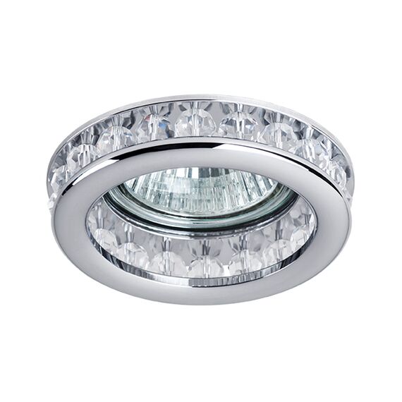 031704 Светильник MONILO INC MR16/HP16 ХРОМ/ПРОЗРАЧНЫЙ