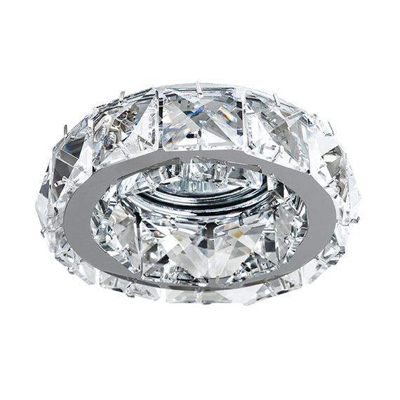 032704 Светильник ONDA MR16/HP16 ХРОМ/ХРУСТАЛЬ ПРОЗРАЧНЫЙ