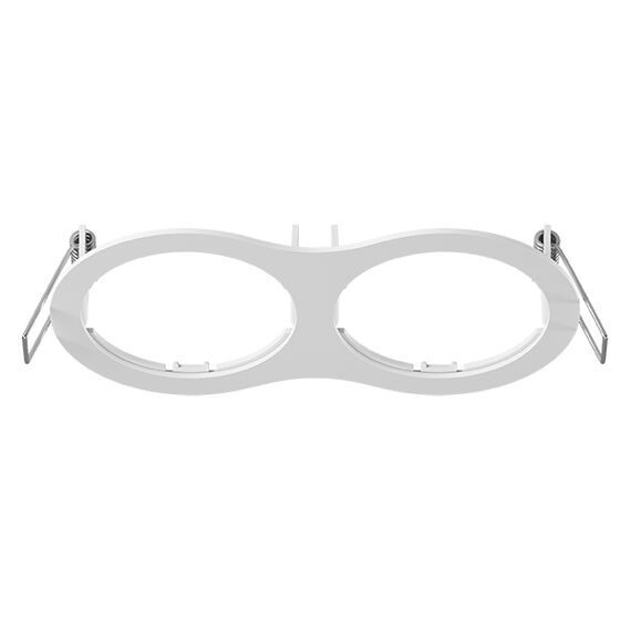 217626 Рамка INTERO 16 Double ROUND БЕЛЫЙ