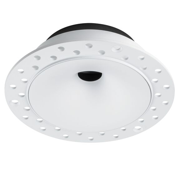 074206-01 Рамка скрытого монтажа вогнутая д/светильников 0742х6 (D85) SPIRA БЕЛЫЙ