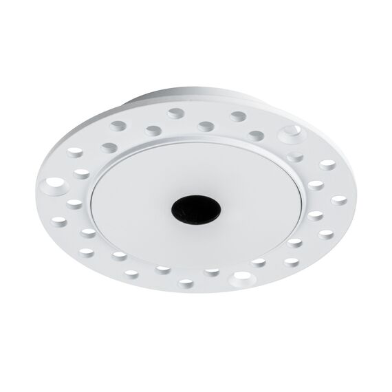 074106-02 Рамка скрытого монтажа плоская д/светильников 0741х6 (D65) SPIRA БЕЛЫЙ