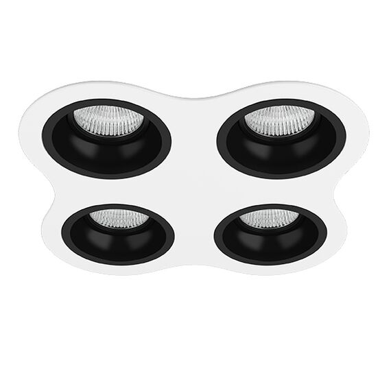 D64607070707 Светильник DOMINO ROUND МR16 (214646+214607+214607+214607+214607)