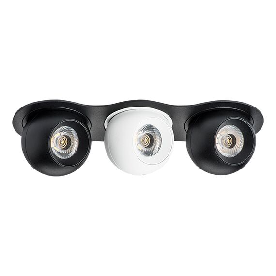 i637746474 Светильник INTERO LED 9W*3 850LM*3 24G ЧЕРНЫЙ 4000K (217637+217074+217064+217074)