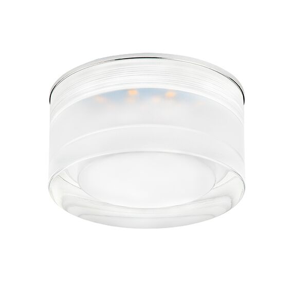 070232 Светильник ARTICO CYL LED 5W 400LM ХРОМ/ПРОЗРАЧНЫЙ/МАТОВЫЙ 3000K