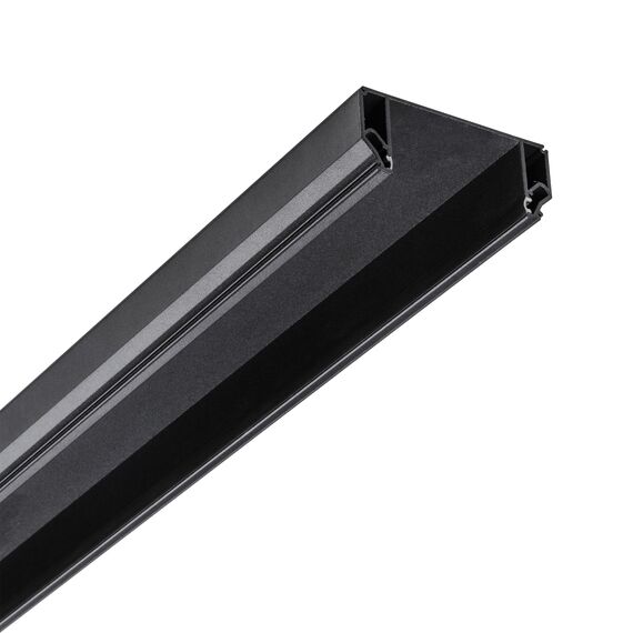 500427 Профиль металлический 2 м для монтажа светильников в ПВХ потолок ЧЕРНЫЙ