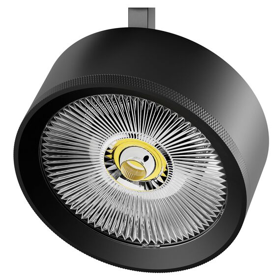 215737 Светильник ALTA PRO для трековой системы Quattro LED 35W 3230LM 36G ЧЕРНЫЙ 3000K DIM