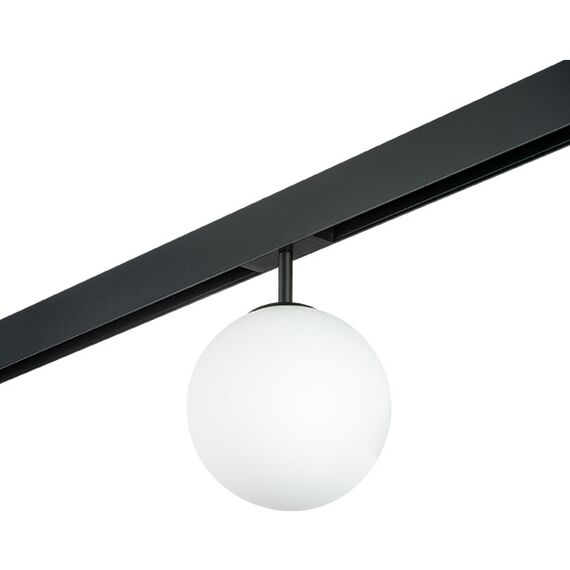 PRO130107 Светильник д/1-фазн трека TETA ЧЕРНЫЙ/БЕЛЫЙ E14 D180 PRO (595107+595130)