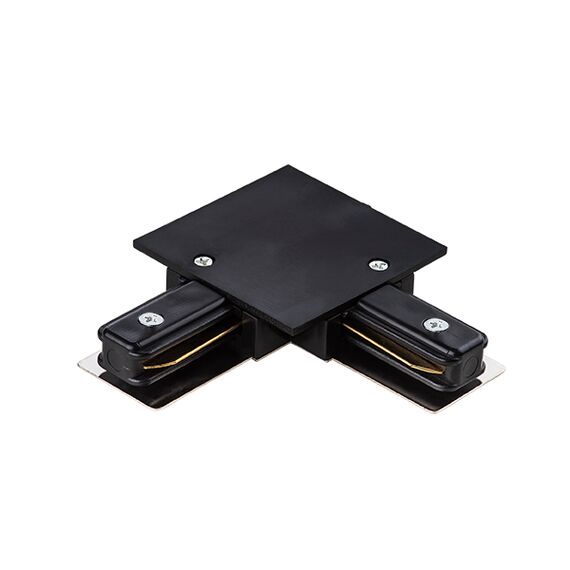 501127 Соединитель д/встраиваемых треков однофазный BARRA L-образный к 50102X, 50103X ЧЕРНЫЙ