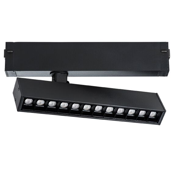 205317R Светильник д/1-фазного трека TETA LED 9W 700LM 24G ЧЕРНЫЙ PRO 3000-6000K DIM