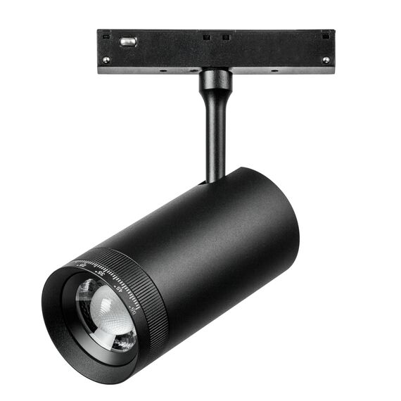 209037 Светильник 48V для трека UNO LED 12W 1000LM 10-55G ЧЕРНЫЙ МАТОВЫЙ 3000K