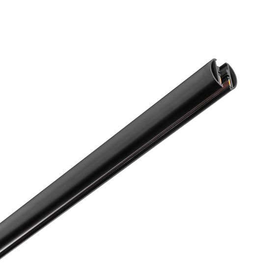 506437 Трек 24V двухконтактный однофазный круглый тип D LINEA 3м ЧЕРНЫЙ