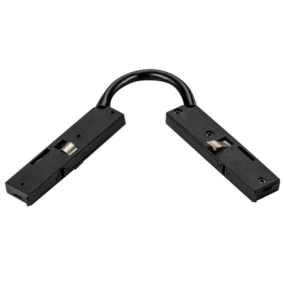 506157 Соединитель трековый однофазный 24V регулируемый гибкий LINEA ЧЕРНЫЙ