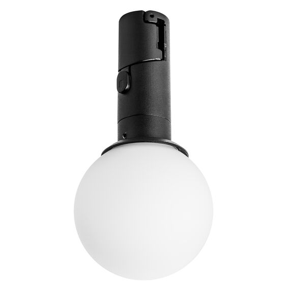 207837 Светильник 48V д/1-фазн трека DUE LED 3W 105LM 100G ЧЕРНЫЙ 3000K IP20