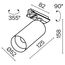 Трековый светильник Technical TR021-1-12W3K-W-BBS, изображение 2