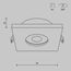 Встраиваемый светильник Technical DL083-01-GU10-SQ-B, изображение 7