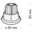 Встраиваемый светильник Technical DL034-2-L8B, изображение 4