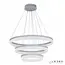Подвесная люстра iLedex Around D0301-3 (400x600x800) WH, изображение 3