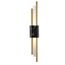 Бра Crystal Lux CARTA AP6W LED BLACK/BRASS
