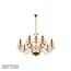 Подвесная люстра iLamp Mercury P9448-10+5 Gold, изображение 2