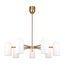 4619-7P, подвесная люстра, D750xH445/745, 7xG9x40W, excluded