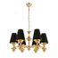 SL1137.203.06 Светильник подвесной Французское золото/Черный E14 6*40W RIONFO, изображение 6