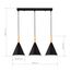 SLE1255-403-03 Светильник подвесной Черный/Черный E27 3*40W ARKET