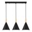 SLE1255-403-03 Светильник подвесной Черный/Черный E27 3*40W ARKET, изображение 2