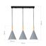 SLE1255-413-03 Светильник подвесной Черный/Серый E27 3*40W ARKET, изображение 6
